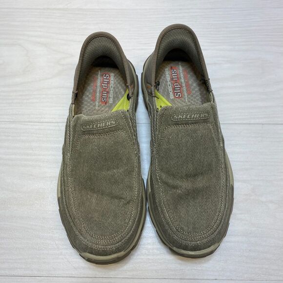 Skechers Slip-Ins RF Respected Holmgren Sneakers Mens Size 9 Taupe Walking Shoes main image 10